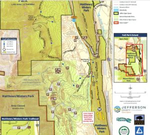 Matthews Winters Open Space Park map