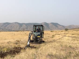 South Table Park, undesignated trail restoration 2020sep