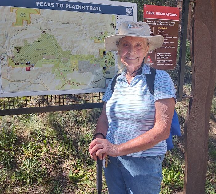 Peaks to Plains Trail sign