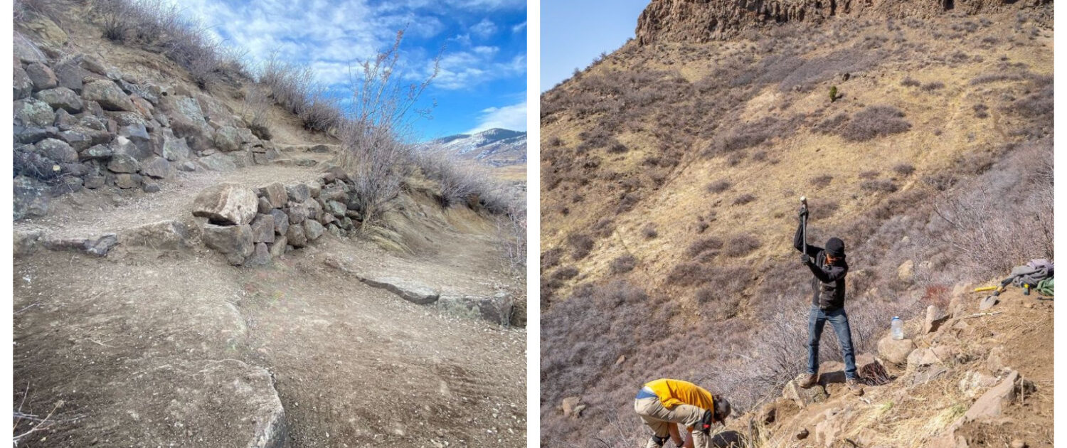 South Table Lubahn Trail rebuilding