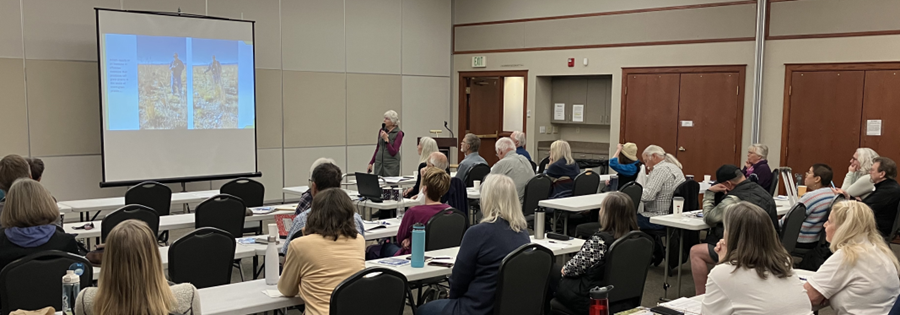 Dr. Jean Tate presenting at the 2023 Conservation Stewardship Academy