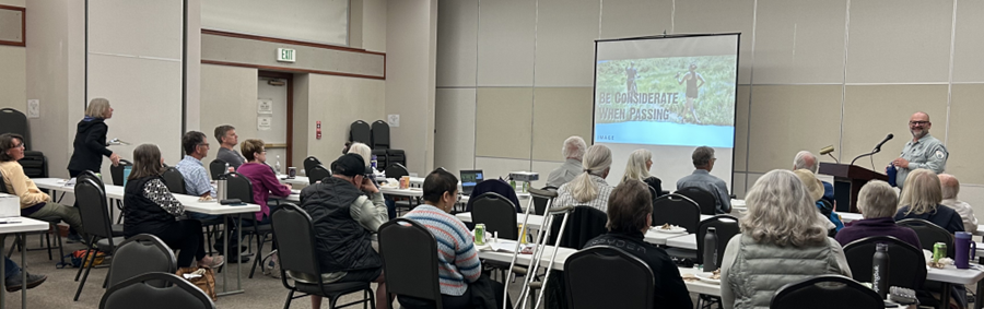 Martin Barwick, Jeffco Open Space Park Ranger Supervisor, presenting at the 2023 Conservation Stewardship Academy.