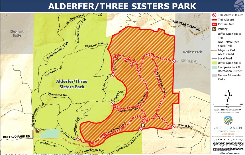 ALD map park closure 2023